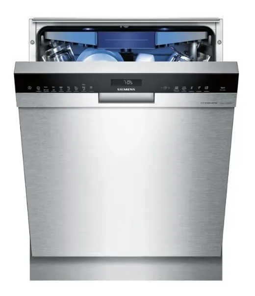 Siemens SN43EI56CS – Underbygd oppvaskmaskin i rustfritt stål - brukt